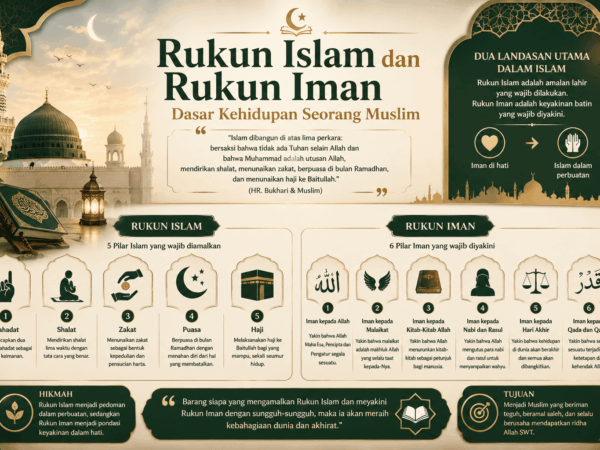 Rukun Islam dan Rukun Iman : Dasar Kehidupan Seorang Muslim